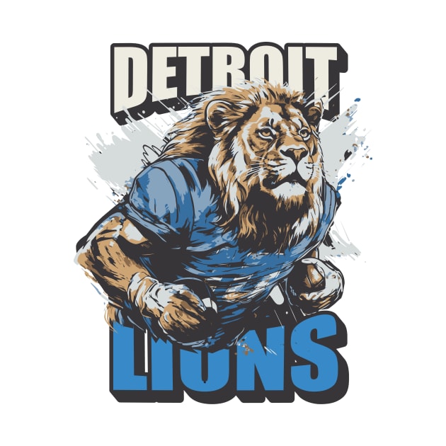 Detroit Lions by Hoperative