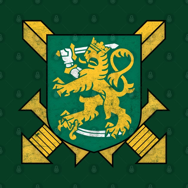 Finnish Army /\/\/ Military Flag Design by Eye Floaters