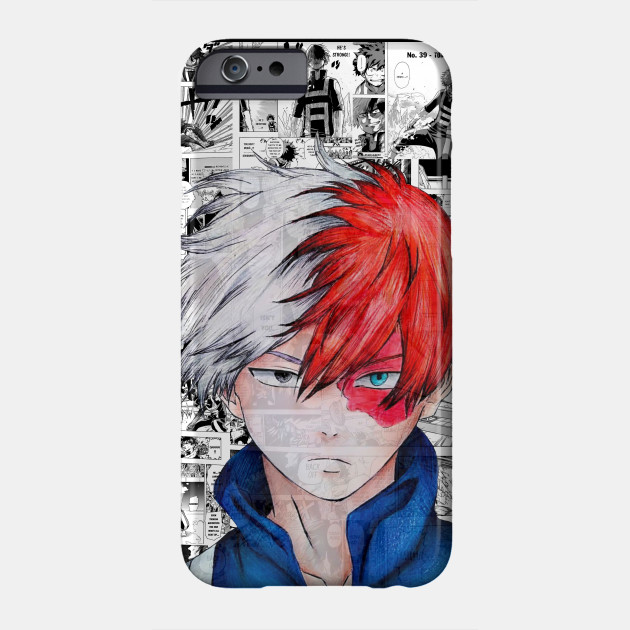 Shoto Manga Design My Hero Academia Phone Case Teepublic