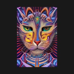 Trippy Cat Vibes 18 T-Shirt