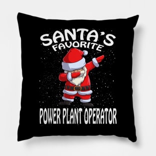 Santas Favorite Power Plant Operator Christmas Pillow