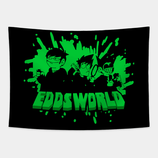 Eddsworld 10s Tapestry by Tracy Daum