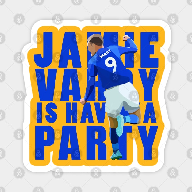 Jamie Vardy Magnet by Webbed Toe Design's