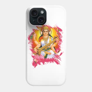Saraswati Hindu Worshipping Phone Case