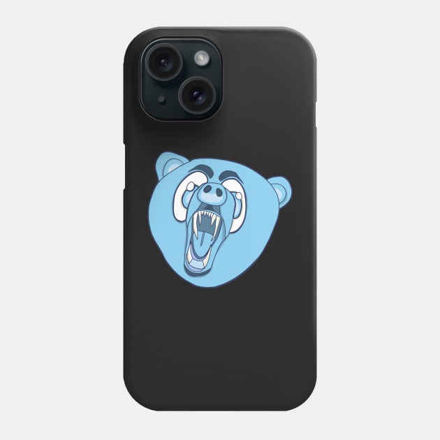 Baby Blue Bear Phone Case by ggheat6