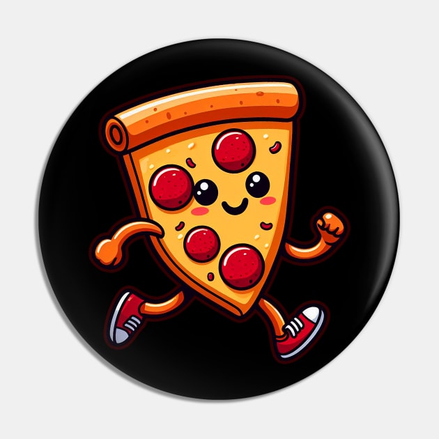 Pizza Fast Food Pin by Plushism