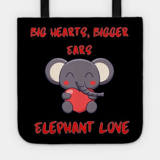 Big Hearts, Bigger Ears: Elephant Love Tote