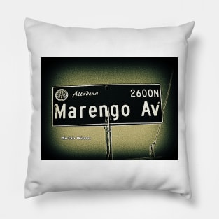 Marengo Avenue, Altadena, CA by Mistah Wilson Pillow