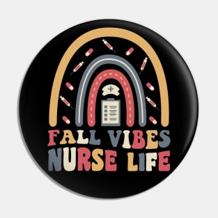 Fall Vibes and That Nurse Life, Groovy Autumn Gifts for Nurses Pin