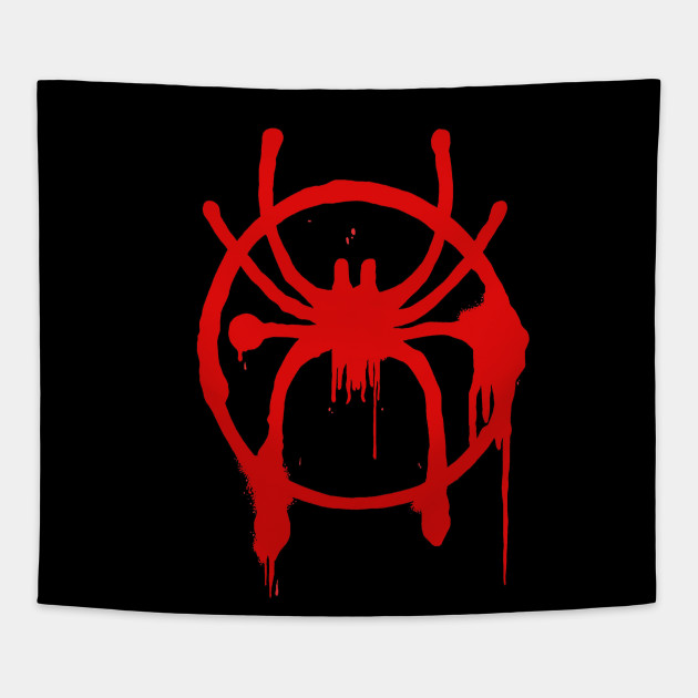 spiderman graffiti Spider Man Into The Spider Verse Tapestry