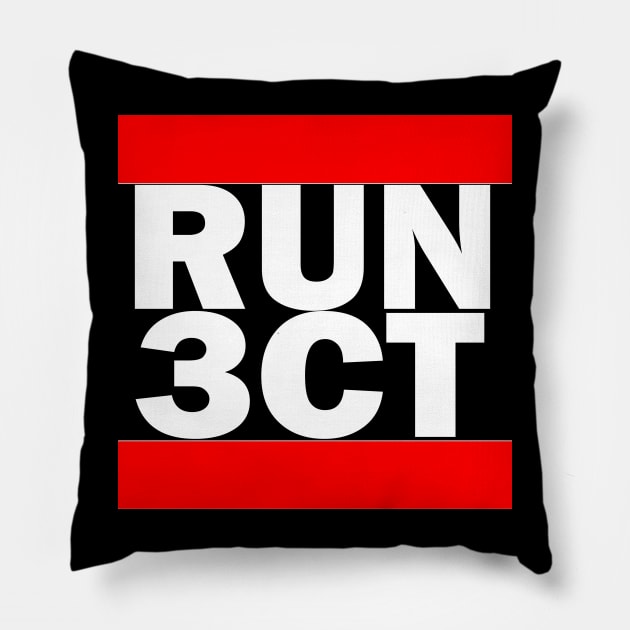 Run 3CT Pillow by 3CountThursday