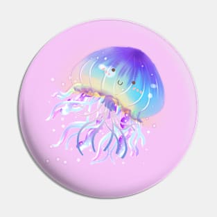 Bright Jellyfish Pin