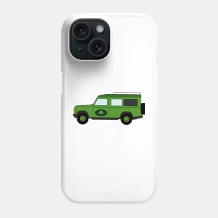 St. Patricks Day Clover Logo 4x4 Off-road Car Green Phone Case