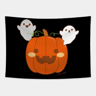 Pumpkin Phantom Tapestry