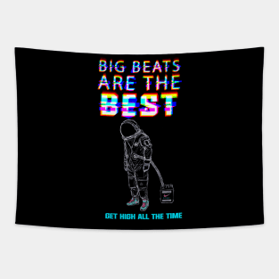 Get High All The Time Astronauts Tapestry