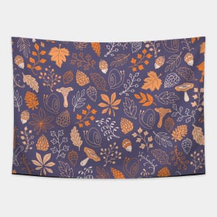 Autumn snails Tapestry