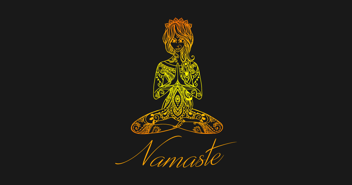 Yoga Namaste Yoga Sticker TeePublic