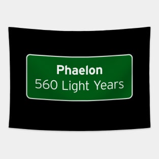 Phaelon 560 Light Years - Flight of the Navigator Tapestry