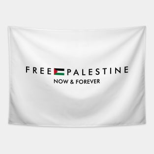 Free Palestine Now & Forever Tapestry