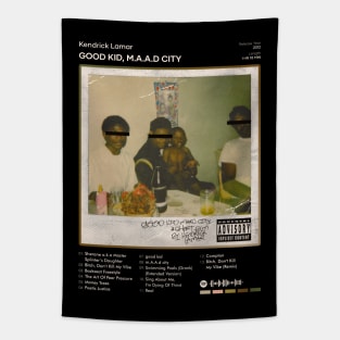 Kendrick Lamar - good kid, m.A.A.d city Tracklist Album Tapestry