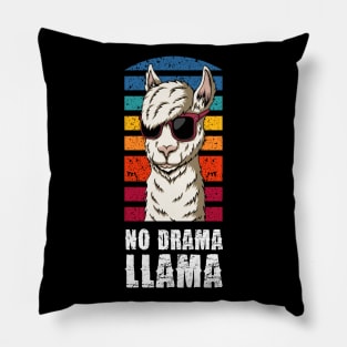 No Drama Llama Funny Cute Pillow