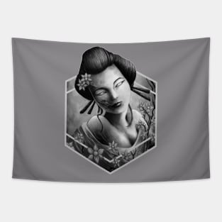 Sakura Geisha Tapestry