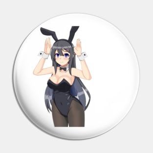 Mai Sakurajima From The Rascal Does Not Dream of Bunny Girl Senpai Pin