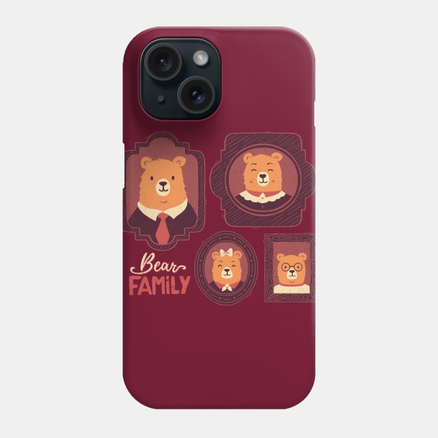 Bear Family Phone Case by Tobe_Fonseca