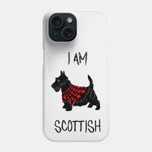 Scottish Terrier Black Phone Case