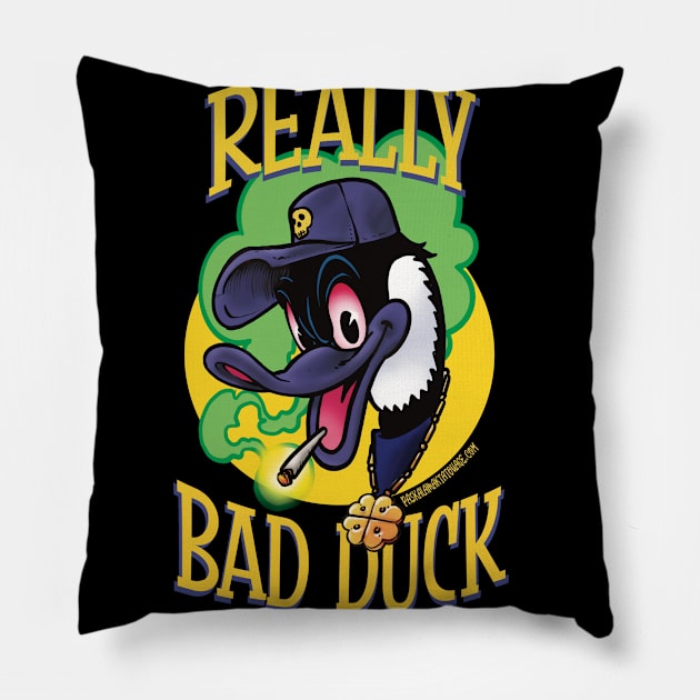 really bad duck Pillow by Paskalamak