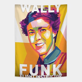 Wally funk Tapestry