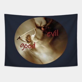 good and evil Tapestry