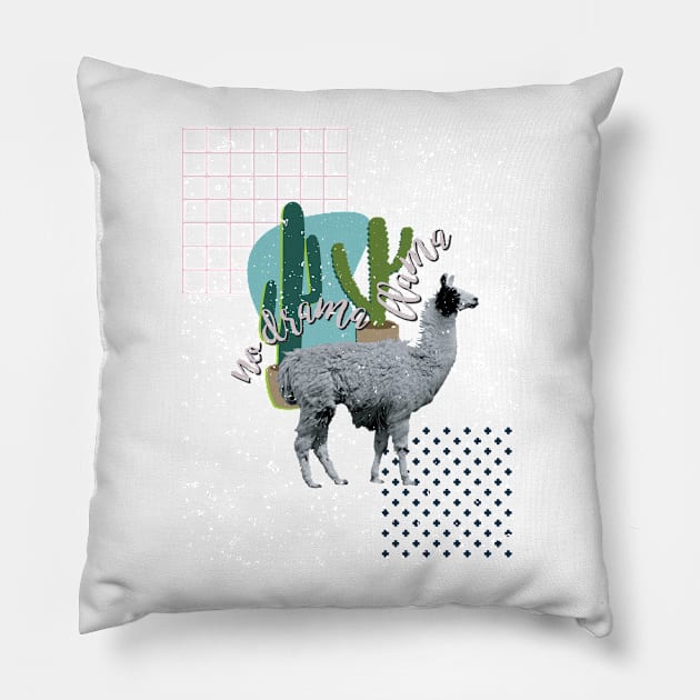 no drama llama Pillow by myyylla