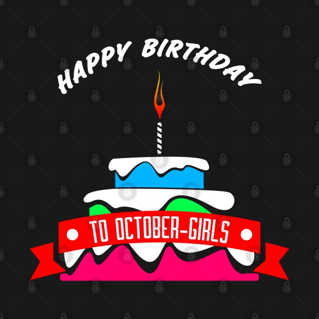 HBD OCTOBER-GIRLS by SanTees