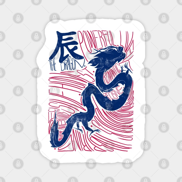 The Dragon Shio Chinese Zodiac Sign Magnet by Ranggasme