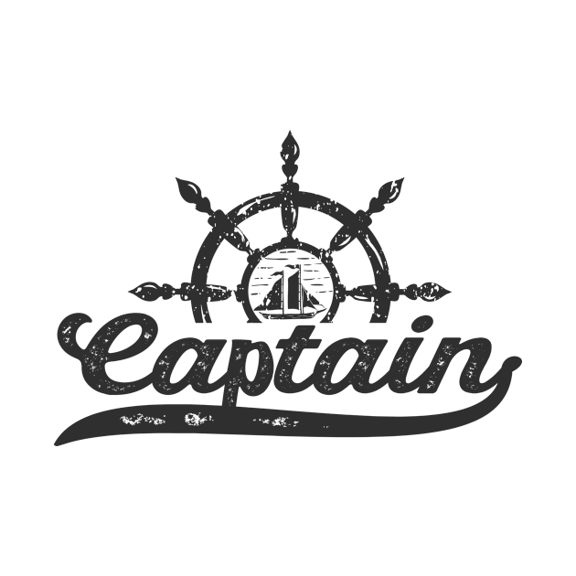 Captain Sailor Sailing Ship by Foxxy Merch