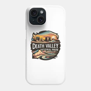 Death Valley National Park Magical Sunset Emblem Phone Case