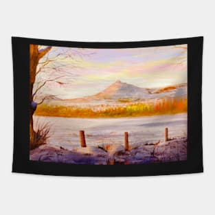 Colours of winter on Bennachie Tapestry