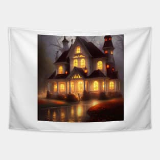 Happy Halloween House 2022 Tapestry