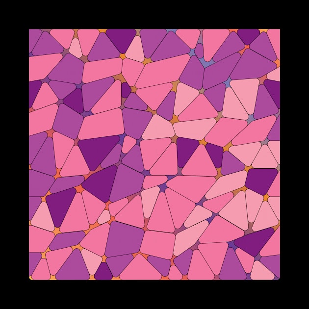 Purple Mosaic Style Tile by Brobocop