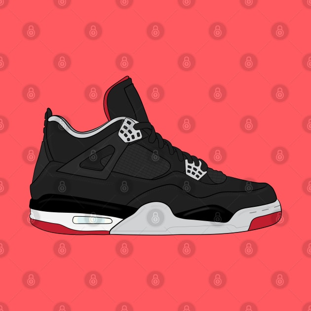 Air Jordan IV (4) - Bred by WalkDesigns