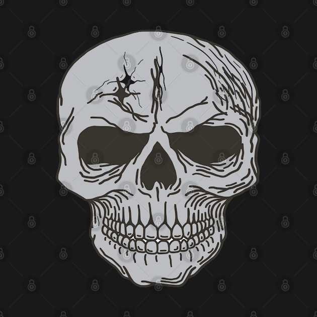 Skull bones by Kingluigi