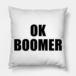 OK Boomer Meme Pillow