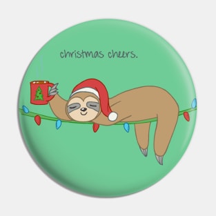 Christmas Cheer Sloth Pin