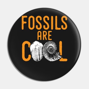 Fossil tshirt saying fossils are cool - ideal paleontology gift idea Pin