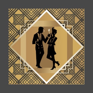 Roaring Twenties Couple T-Shirt