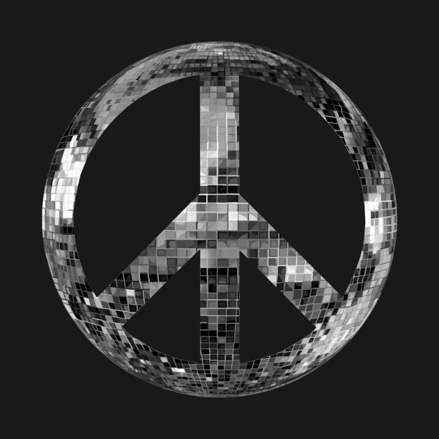 Disco Peace Sign by Art by Deborah Camp