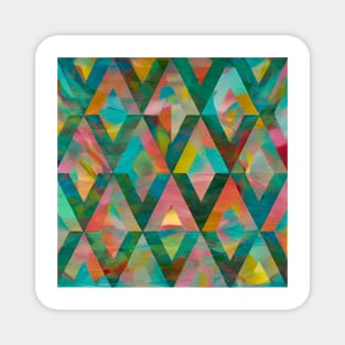 Argyle Abstract Magnet