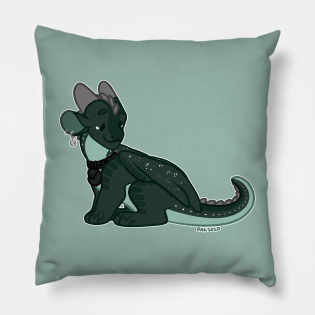 Moonwatcher Pillow by Studio Maverick Art