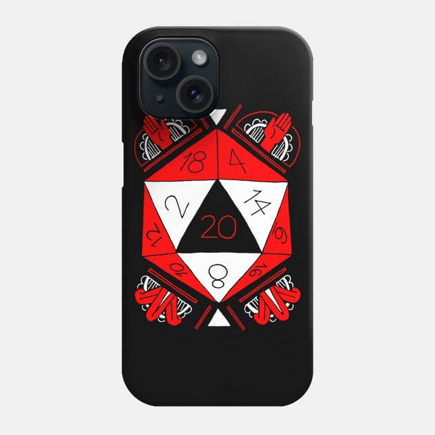 Critical Hit Phone Case by Maritsa Patrinos